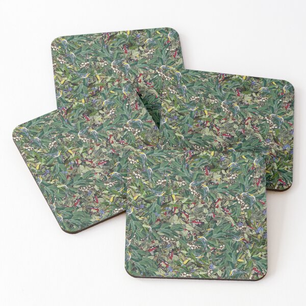 Item preview, Songbirds Leaves Flowers Random Pattern Collage designed and sold by WesternExposure.