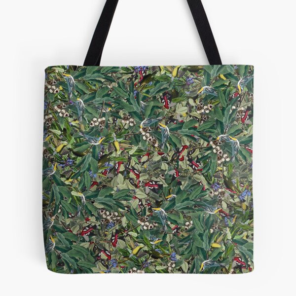 Item preview, Songbirds Leaves Flowers Random Pattern Collage designed and sold by WesternExposure.