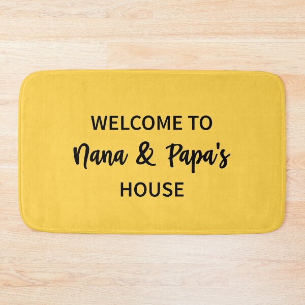 Item preview, Welcome to Nana and Papas House Doormat, Grandparents Doormat, Birthday Gift, Anniversary Gift, Grandparents, Nana, Papa, Grandma, Grandpa designed and sold by Freefay.