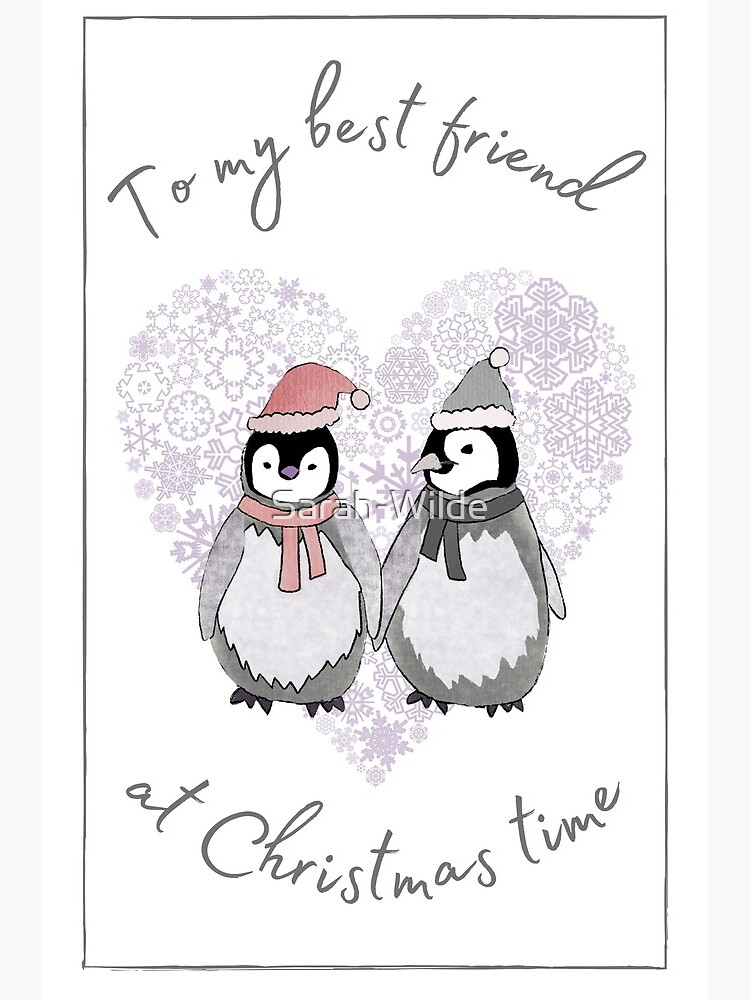 Best friend deals christmas card