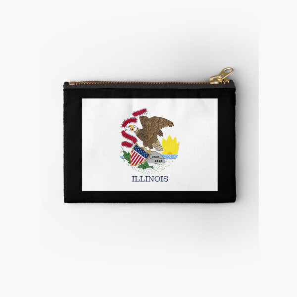 Item preview, Illinois USA flag flag designed and sold by GeogDesigns.