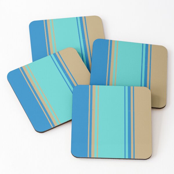 Item preview, Sandy Blue Geometric Lines designed and sold by GeeHanz.