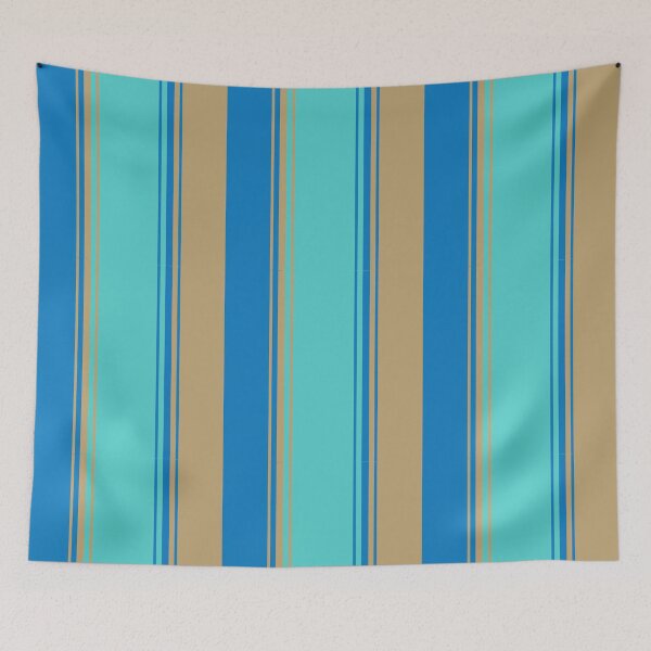 Item preview, Sandy Blue Geometric Lines designed and sold by GeeHanz.