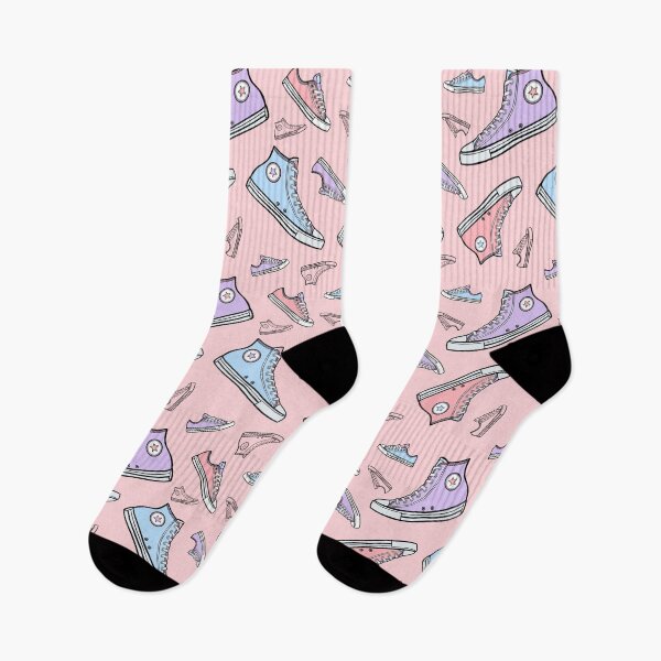 Item preview, Converse Style Pink Pastel Repeating pattern designed and sold by GeorgiaMarie13.