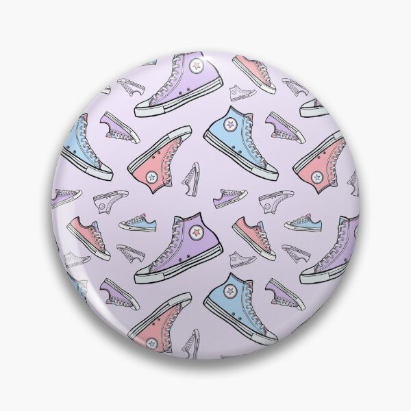 Item preview, Converse Style Purple Pastel Repeating pattern designed and sold by GeorgiaMarie13.