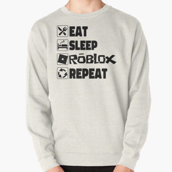 Roblox Faces Pattern Pullover Sweatshirt By Dennieb Redbubble - red black striped sweater roblox