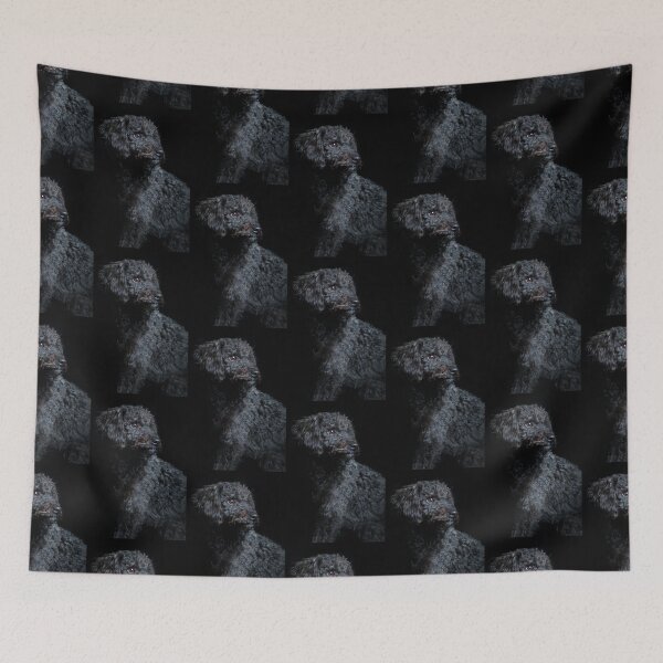 Item preview, Black Labradoodle Profile designed and sold by Shauna Kenworthy.