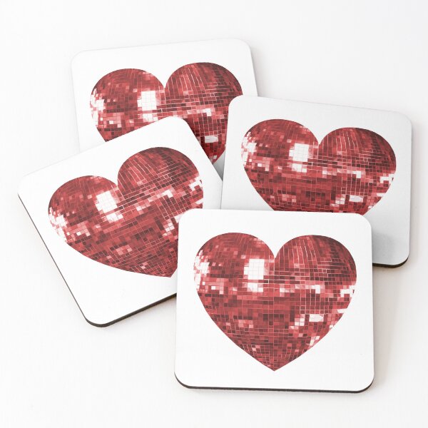 Item preview, Red Disco Ball Heart  designed and sold by Deborah Camp.