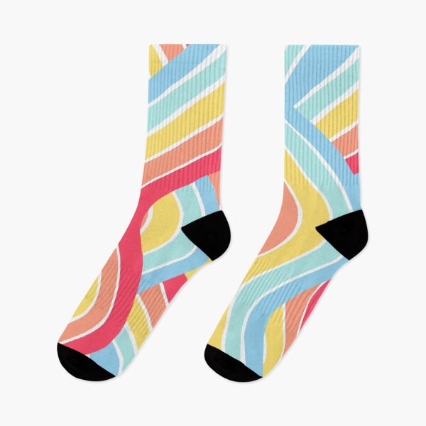 Item preview, Retro Rainbow - Pastel Rainbow - Abstract Rainbow Illustration designed and sold by mydoodlesateme.