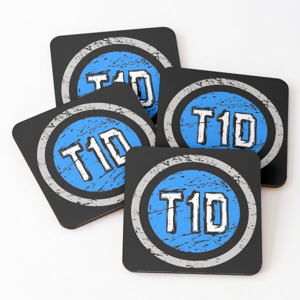Item preview, T1D Type 1 Diabetes Superhero Emblem designed and sold by KeenlyAware.