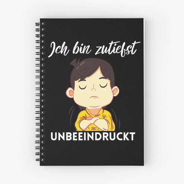 Item preview, Funshirt Humor Ich bin zutiefst unbeeindruckt designed and sold by Two Left Hands Design.