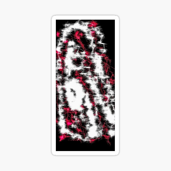 Red chaos Sticker
