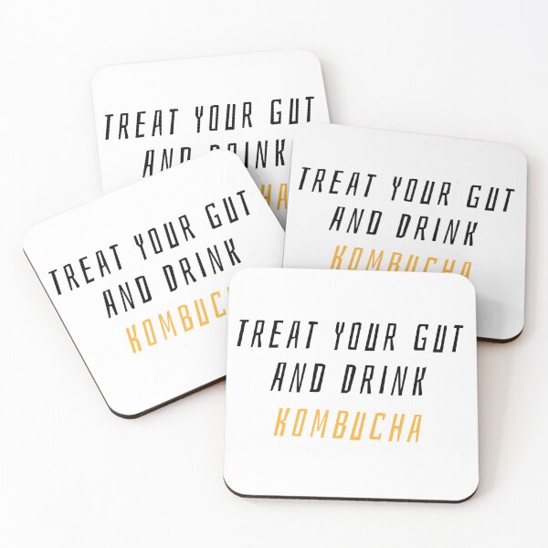 Item preview, Treat Your Gut and Drink Kombucha designed and sold by JoshShafley.