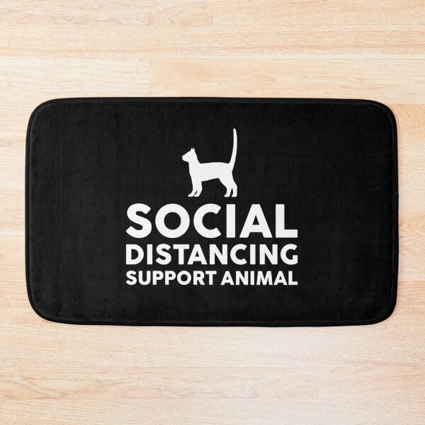 Item preview, Social Distancing support animal designed and sold by GoldenDov.