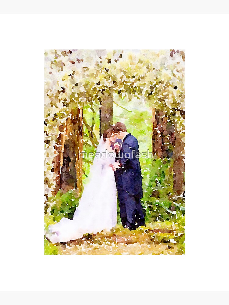 Twilight Saga Watercolor Wedding - Edward and Bella\