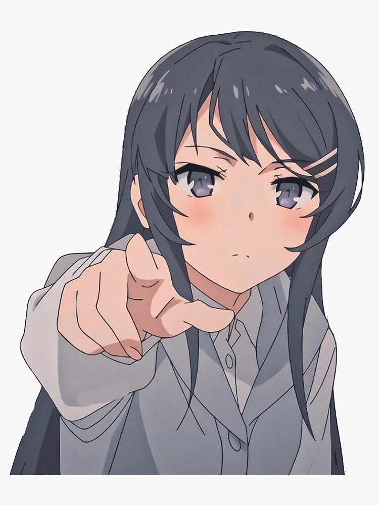 Mai Sakurajima Seishun Buta Yarou Sticker - Mai Sakurajima Seishun Buta  Yarou Bunny Girl Senpai - Discover & Share GIFs