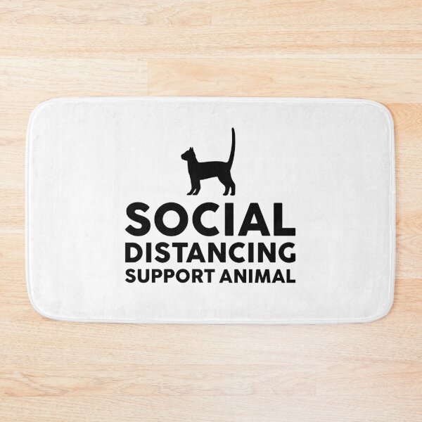 Item preview, Social Distancing support animal designed and sold by GoldenDov.