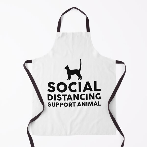Item preview, Social Distancing support animal designed and sold by GoldenDov.
