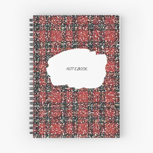 Item preview, Red Tartan Notebook designed and sold by owlshadow.