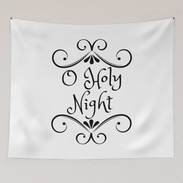 Item preview, O Holy Night in Black designed and sold by ChelleCreate.