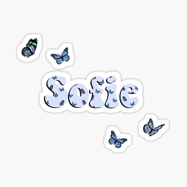 Sofie butterfly Sticker