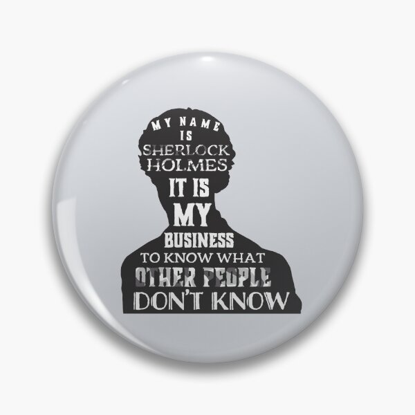 Item preview, My Name is Sherlock Holmes designed and sold by pineapplepunch.