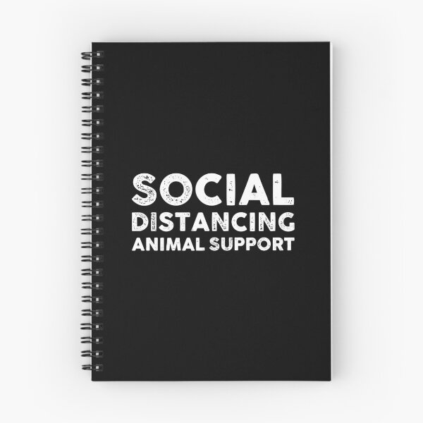 Item preview, Social Distancing support animal designed and sold by GoldenDov.