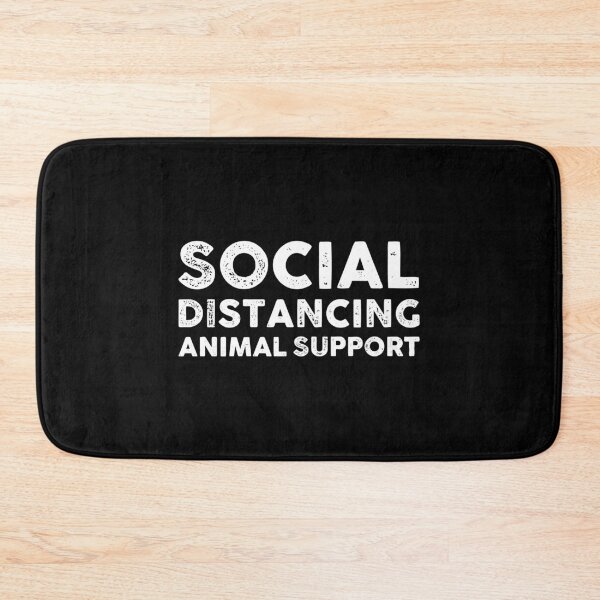 Item preview, Social Distancing support animal designed and sold by GoldenDov.