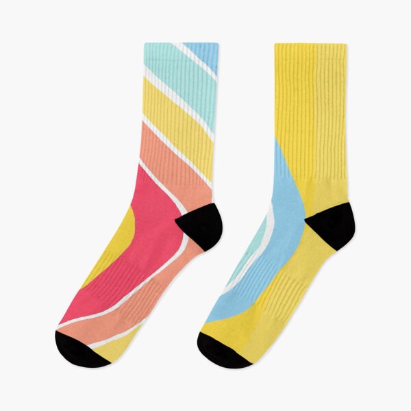 Item preview, Retro Rainbow - Pastel Rainbow - Abstract Rainbow Illustration (Yellow) designed and sold by mydoodlesateme.