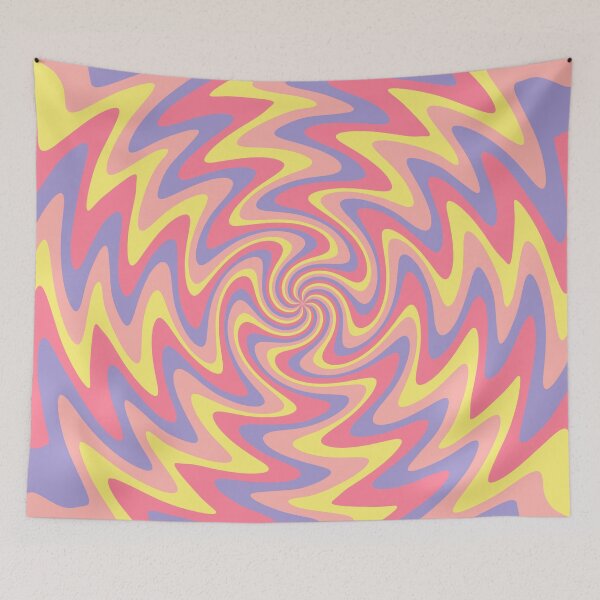 Item preview, Abstract Retro swirl Pink pastel designed and sold by trajeado14.