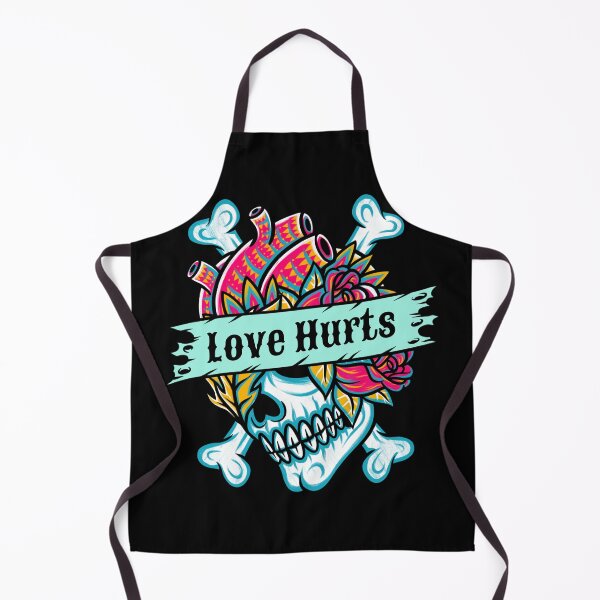 Item preview, Love Hurts Sad Skull designed and sold by Piztees.