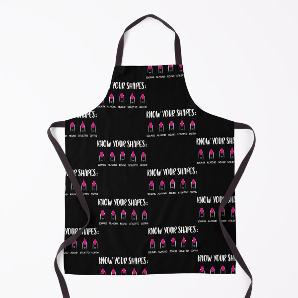 Item preview, Know Your Shapes Nail Tech Press On Nails print designed and sold by jakehughes2015.