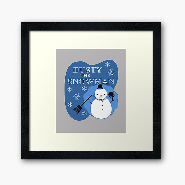 Item preview, Dusty the Snowman Funny Cleaning Design designed and sold by SavvyCleaner.