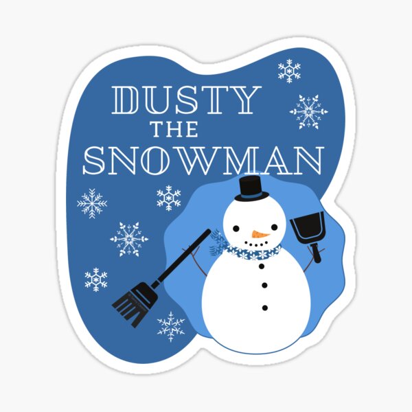 Item preview, Dusty the Snowman Funny Cleaning Design designed and sold by SavvyCleaner.