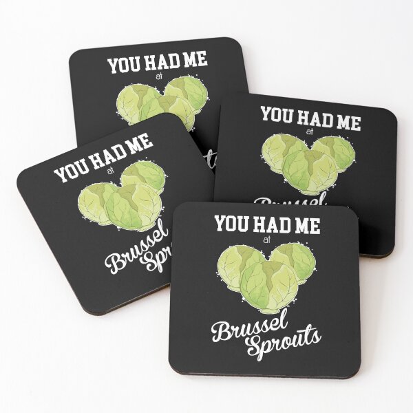 Item preview, Vegetarian Vegan You Had Me At Brussel Sprouts print designed and sold by jakehughes2015.
