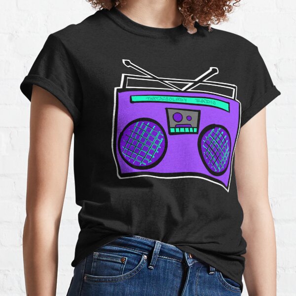 Purple Boombox Classic T-Shirt