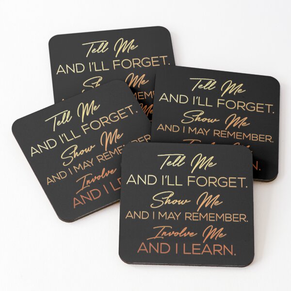 Item preview, Tell me Show me Involve me designed and sold by tqueen.
