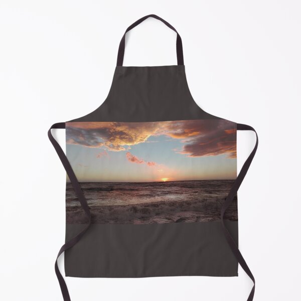 Item preview, romantic sunset pink of the sun on the horizon over the sea designed and sold by alessiapenny.
