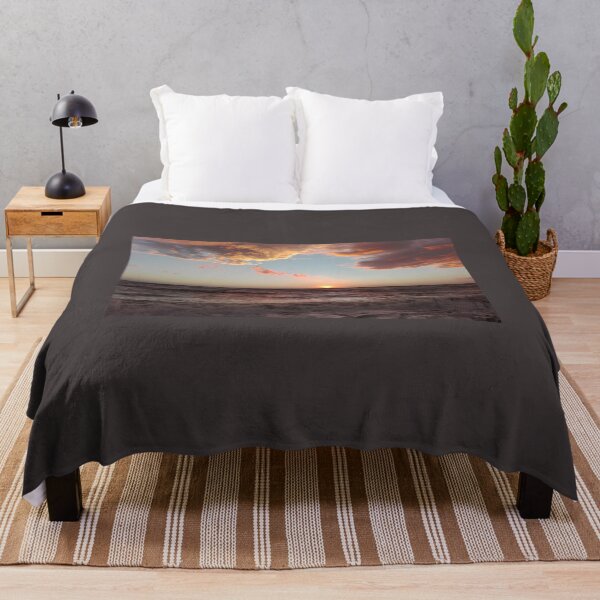 Item preview, romantic sunset pink of the sun on the horizon over the sea designed and sold by alessiapenny.