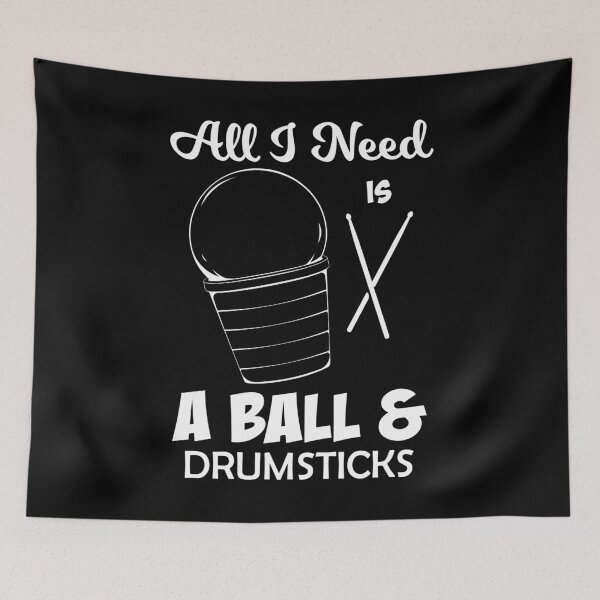 Item preview, Ball Drumsticks Fitness Workout Cardio Drumming print designed and sold by jakehughes2015.