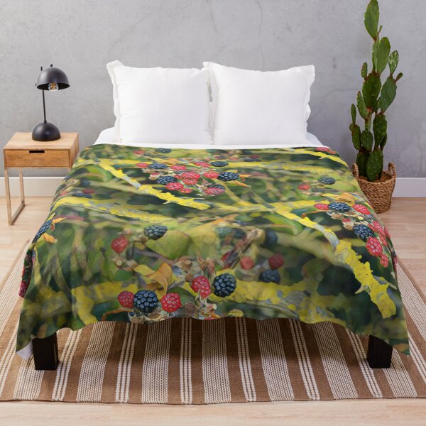 Item preview, Blackberries and Yellow Lichen Twigs Pattern designed and sold by DesignsofNote.