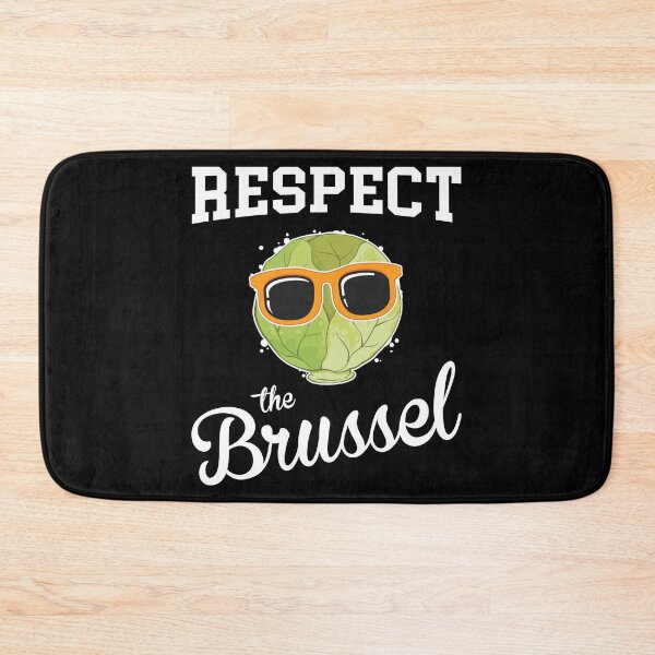 Item preview, Funny Vegetable Pun Respect Brussel Sprouts print designed and sold by jakehughes2015.