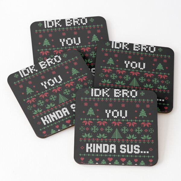 Item preview, IDK Bro You Kinda Sus... Ugly Sweater Among Game designed and sold by Mytoonsquad.