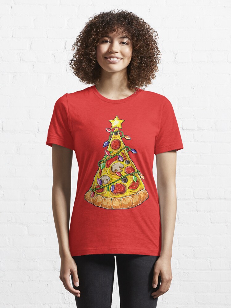 Pizza christmas shop tree sweater