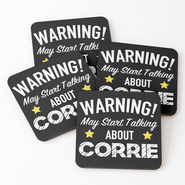 Item preview, Warning May Start Talking About Corrie designed and sold by JukeLox.