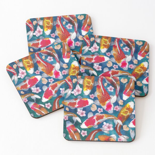 Item preview, Koi fish pattern designed and sold by ArtStyleAlice.