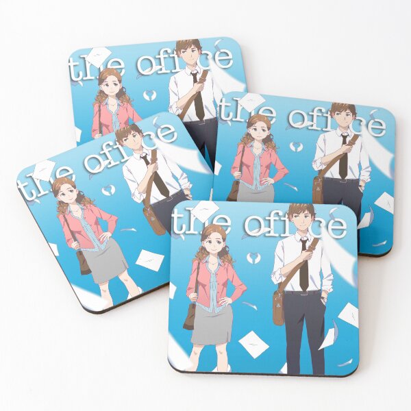 Item preview, Jim And Pam The Office Anime designed and sold by Flakey-.