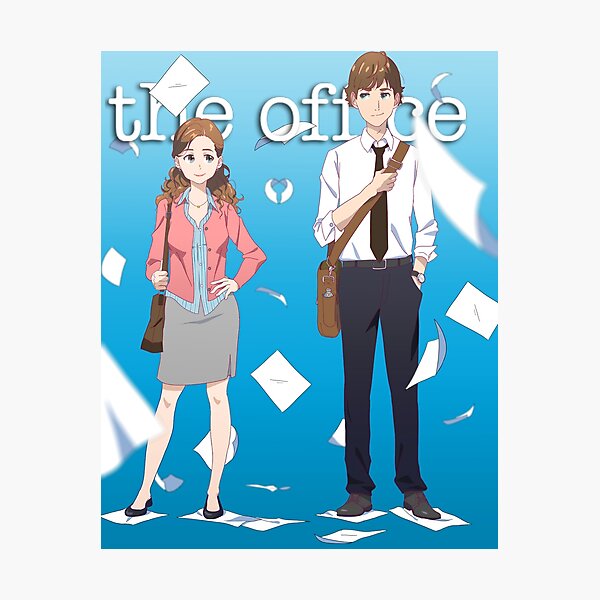 Jim And Pam The Office Anime