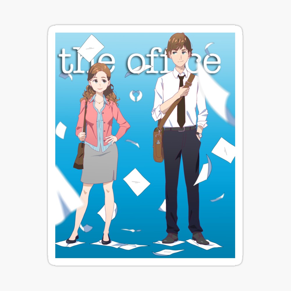 Jim And Pam The Office Anime