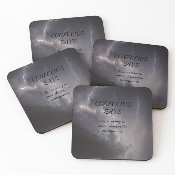 Item preview, Confucius Says Consequences of Anger designed and sold by starshiporion.